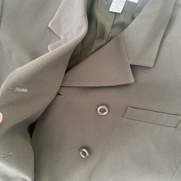 Vintage Larry Levine Suits Double Breasted Blazer Lined Womems Sz 16 Blazer Only - Picture 8 of 8